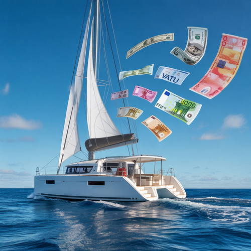 Luxury Yacht with Multiple Currencies - International Sailing Finance